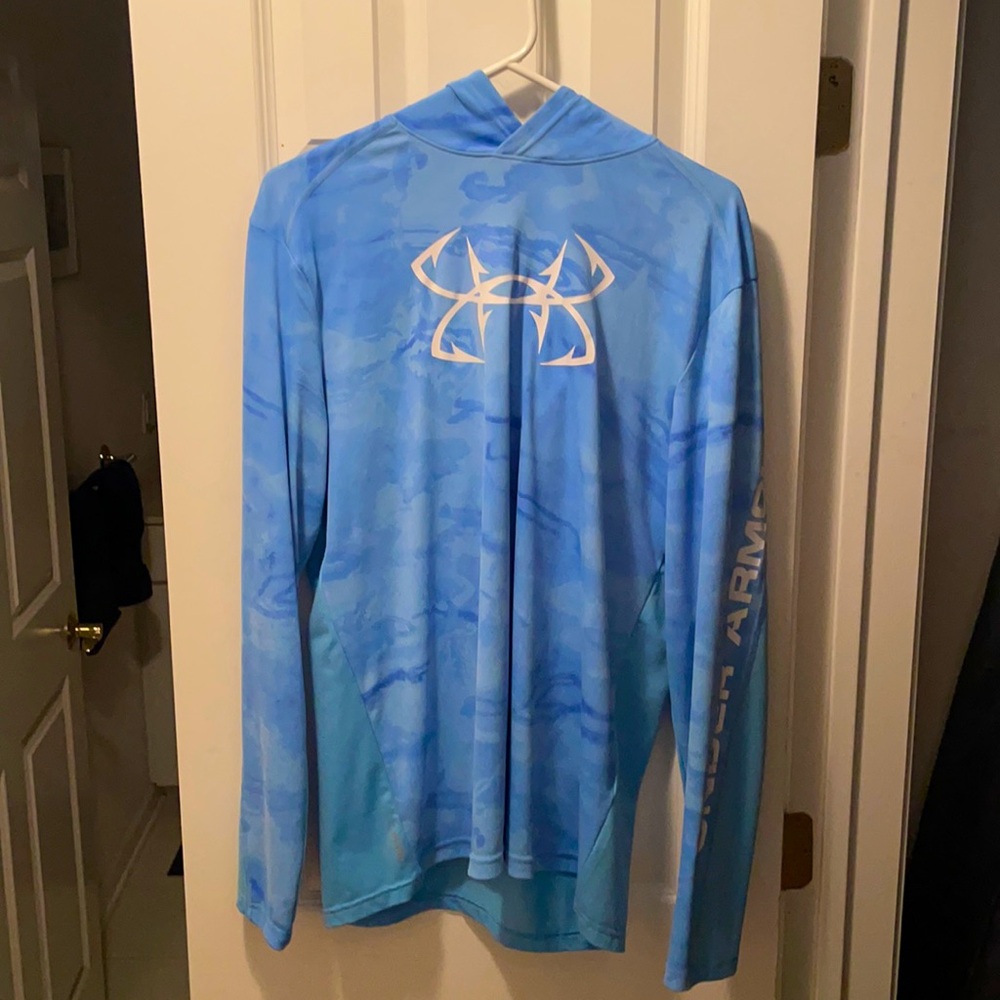 Under Armour Heat Gear Hoodie Lightly Worn Size L Very Good Condition